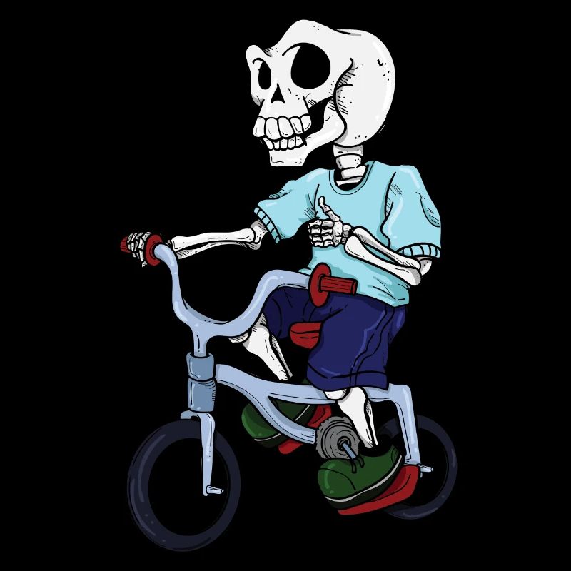 Skeleton Skull Vélo Cadeau