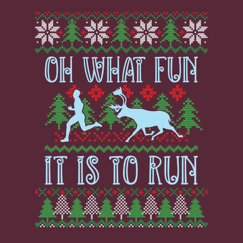 Oh quel plaisir c’est de courir - pull moche courir 5k