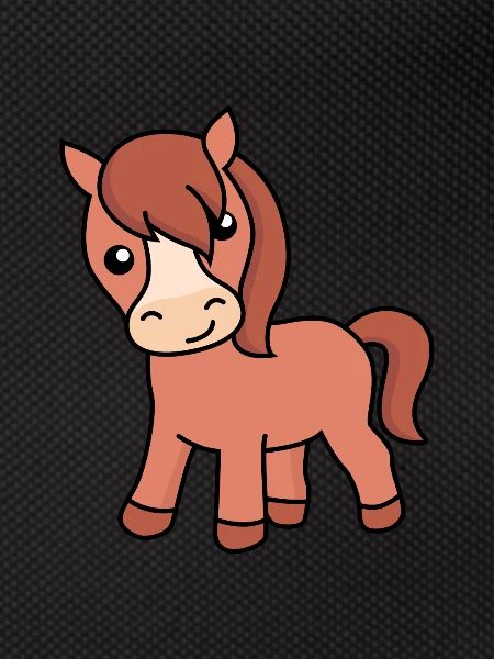 Pferd Comic Tier