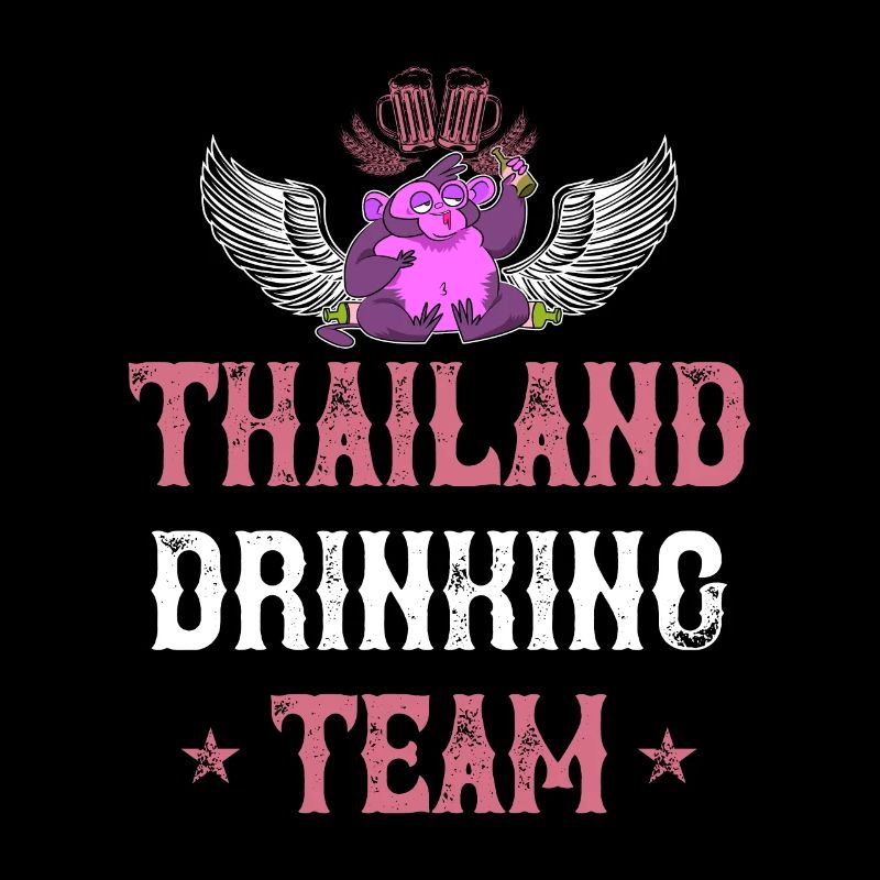 Équipe de consommation d’alcool en Thaïlande