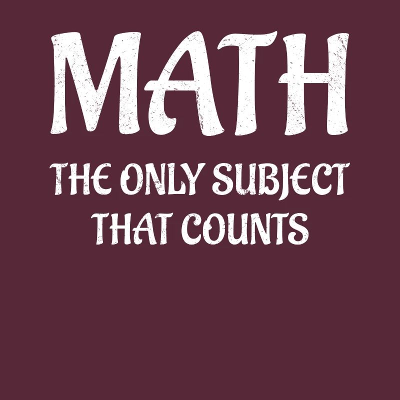 Les mathématiques sont la seule matière qui compte les mathématiques de conception