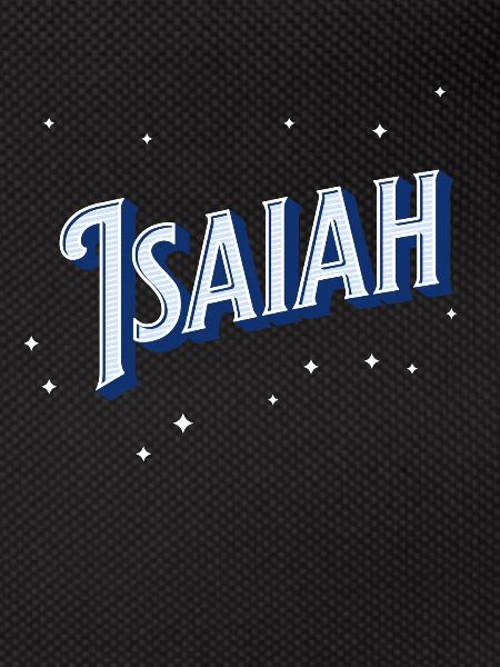 Isaiah Names Personalized