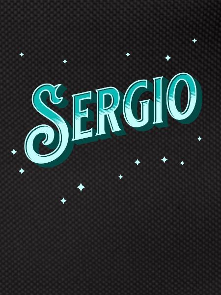 Sergio name personalized