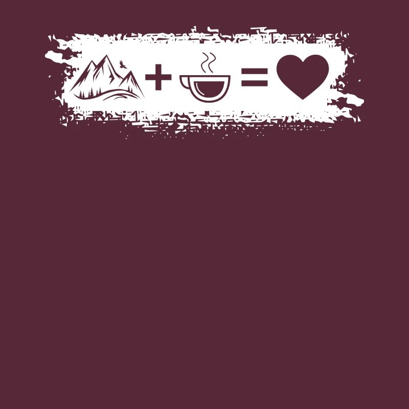 Grunge Rectangle - Heart - Coffee - Mountain -