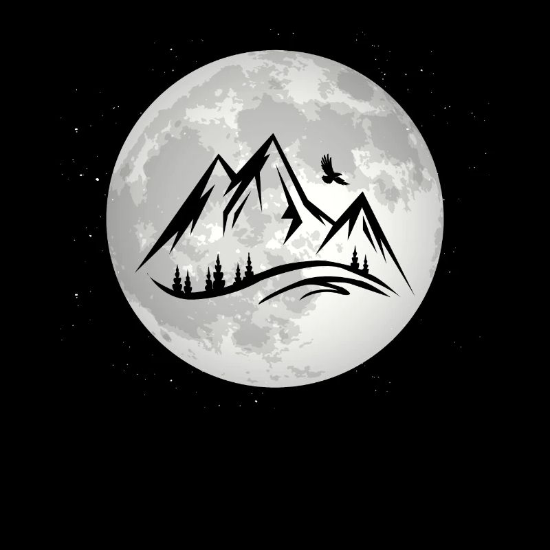 Vollmond - Berg -
