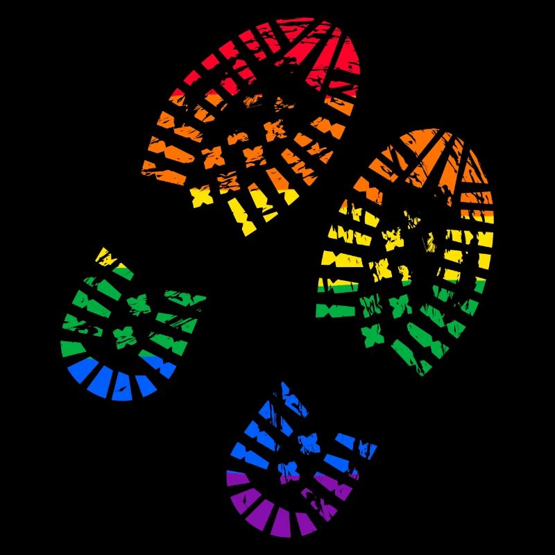 Empreinte LGBT de la tolérance LGBTQ