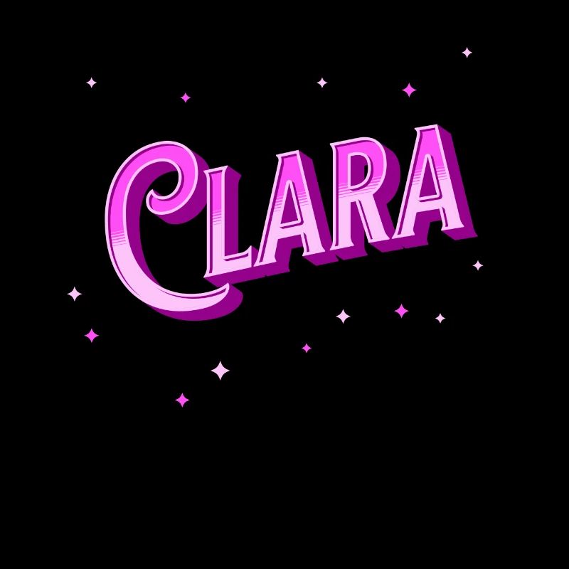 Clara's name personalized