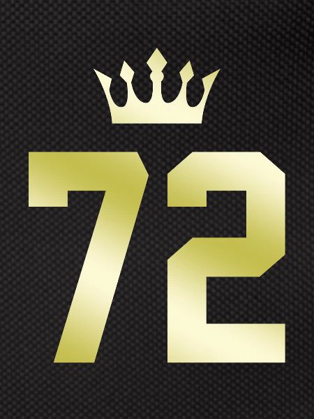 72 Number crown