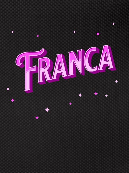 Franca name personalized