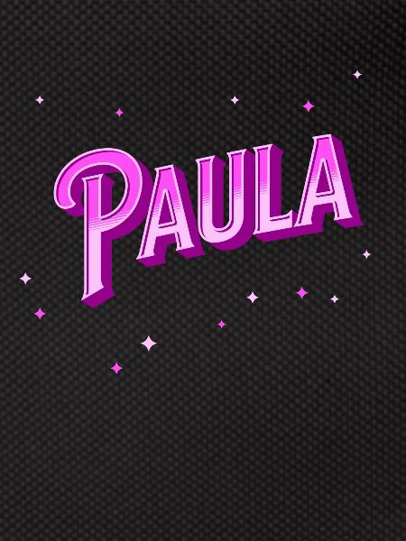 Paula's name personalized