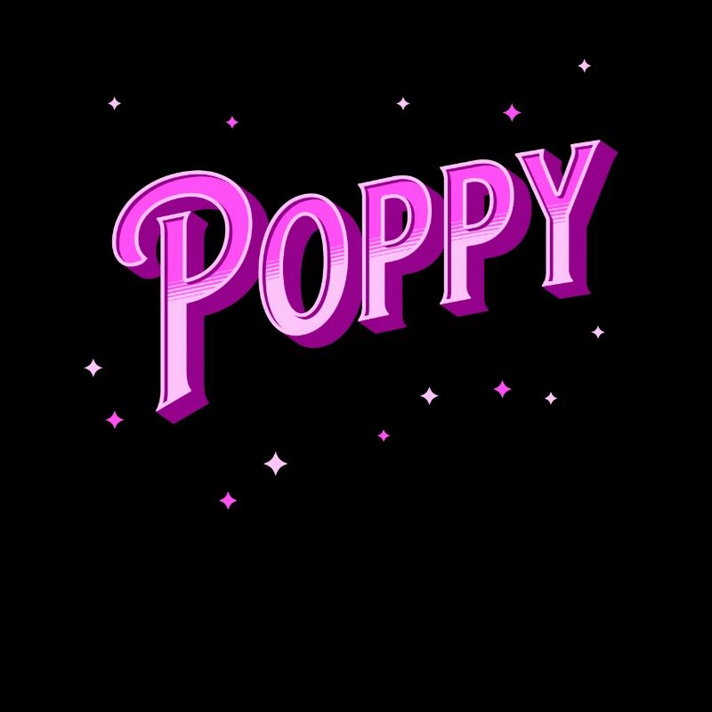 Poppy name personalized