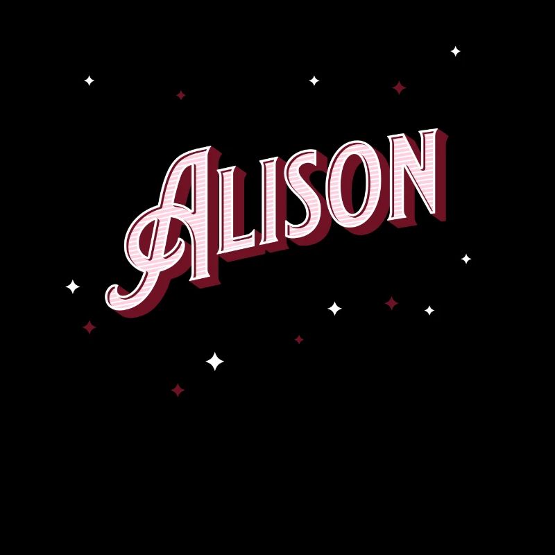 Alison name personalized