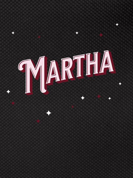 Martha's name personalized