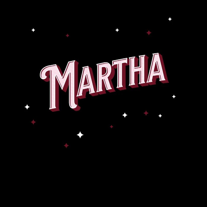 Martha's name personalized