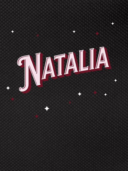 Natalia's name personalized