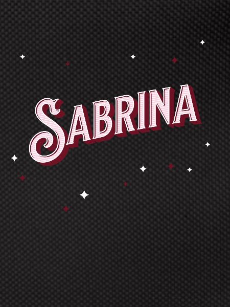 Sabrina's name personalized