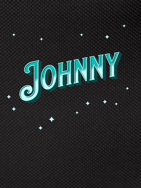 Johnny's name personalized