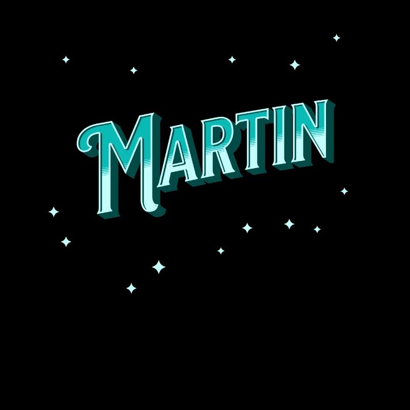 Martin's name personalized