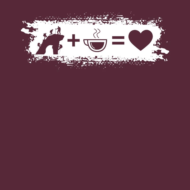 Grunge Rectangle - Heart - Coffee - Climbing -