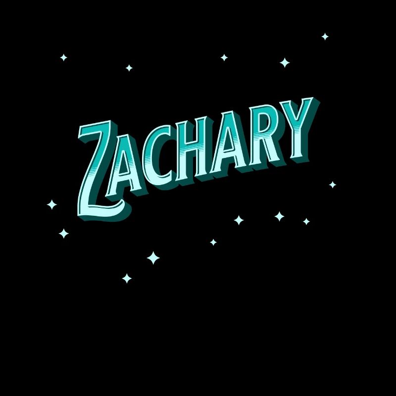 Zachary name personalized