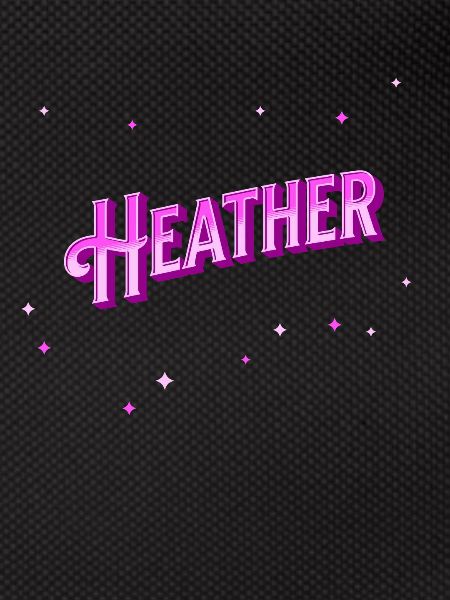 Heather's name personalized