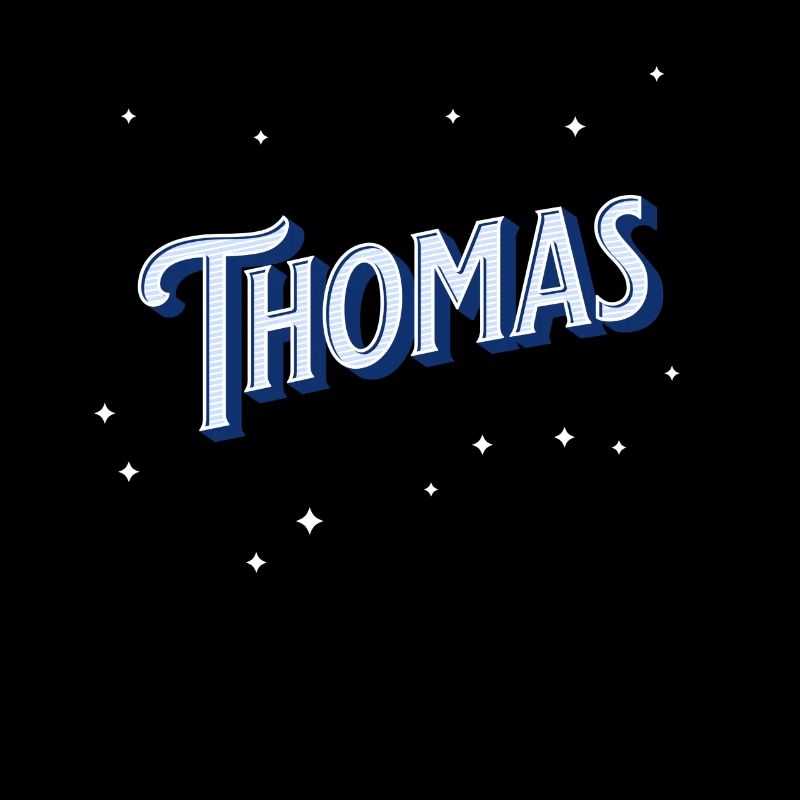 Thomas' name personalized