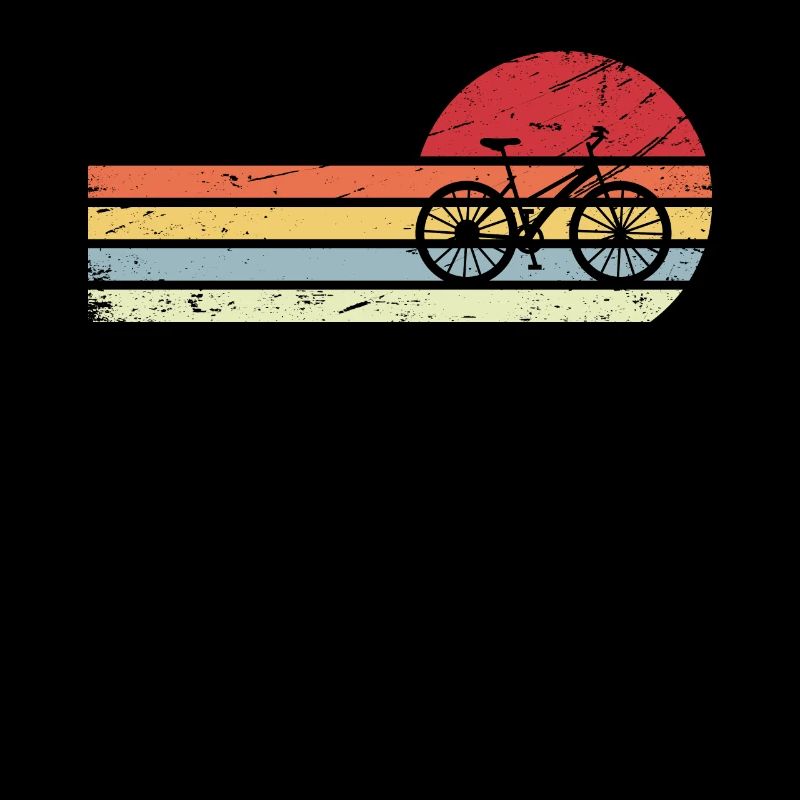 Soleil et lignes rétro - Cyclisme -