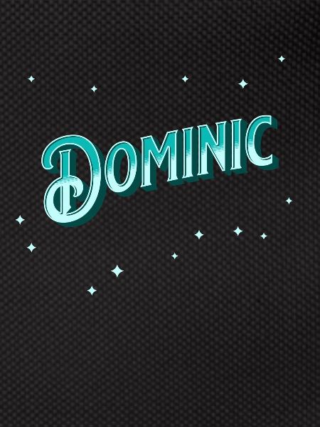 Dominic's name personalized