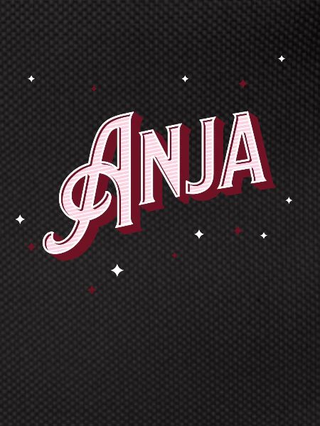 Anja name personalized