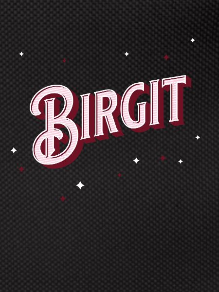Birgit name personalized