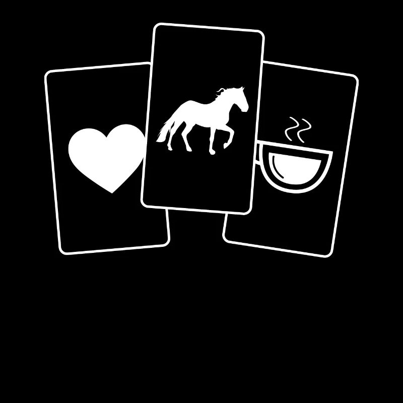 Coeur - Café - Cheval -