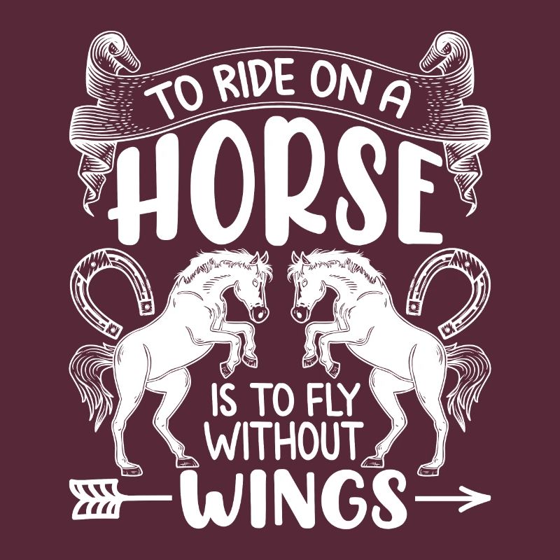 Monter à cheval, c’est comme monter sans ailes.