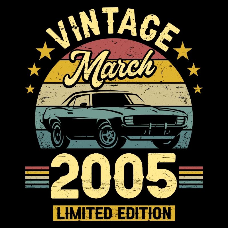 Vintage Mars 2005 18 Ans Anniversaire