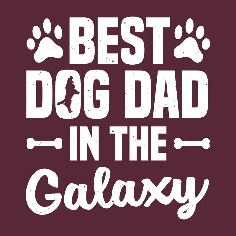 Bester Hundepapa der Galaxis - schwarz