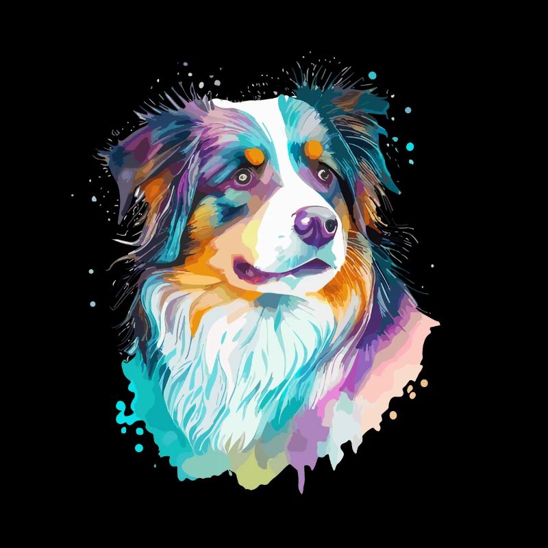 Australian Shepherd Dogs Mistress Master