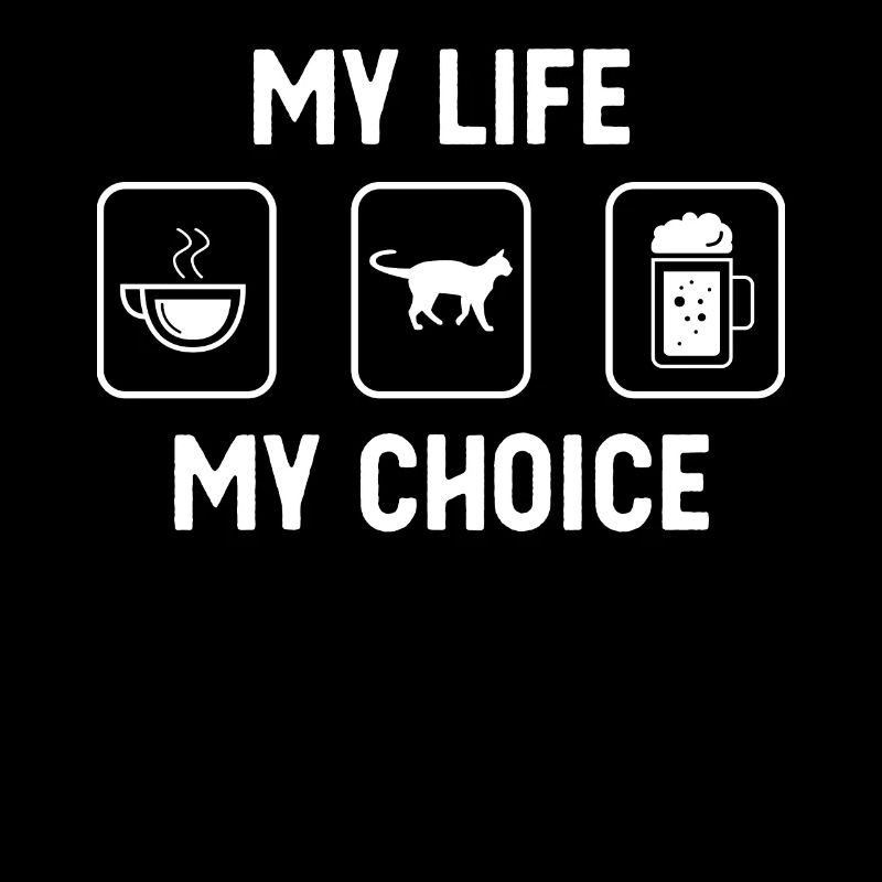 Ma vie Mon choix - Bière - Chat -