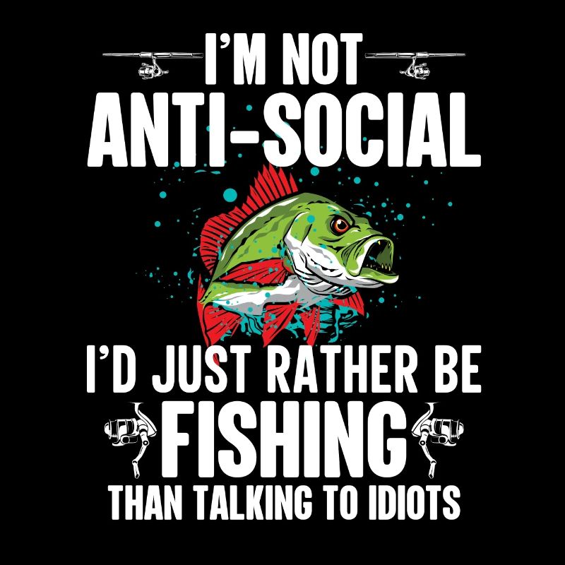Je ne suis pas antisocial, je préfère simplement pêcher
