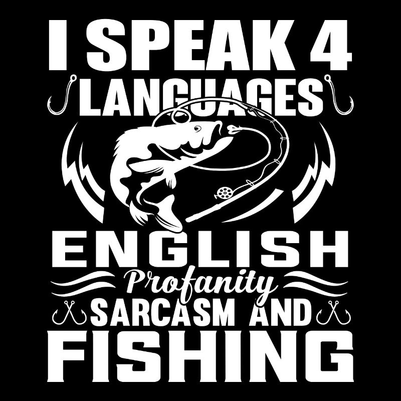 Je parle 4 langues Anglais Profanity Sarkasm