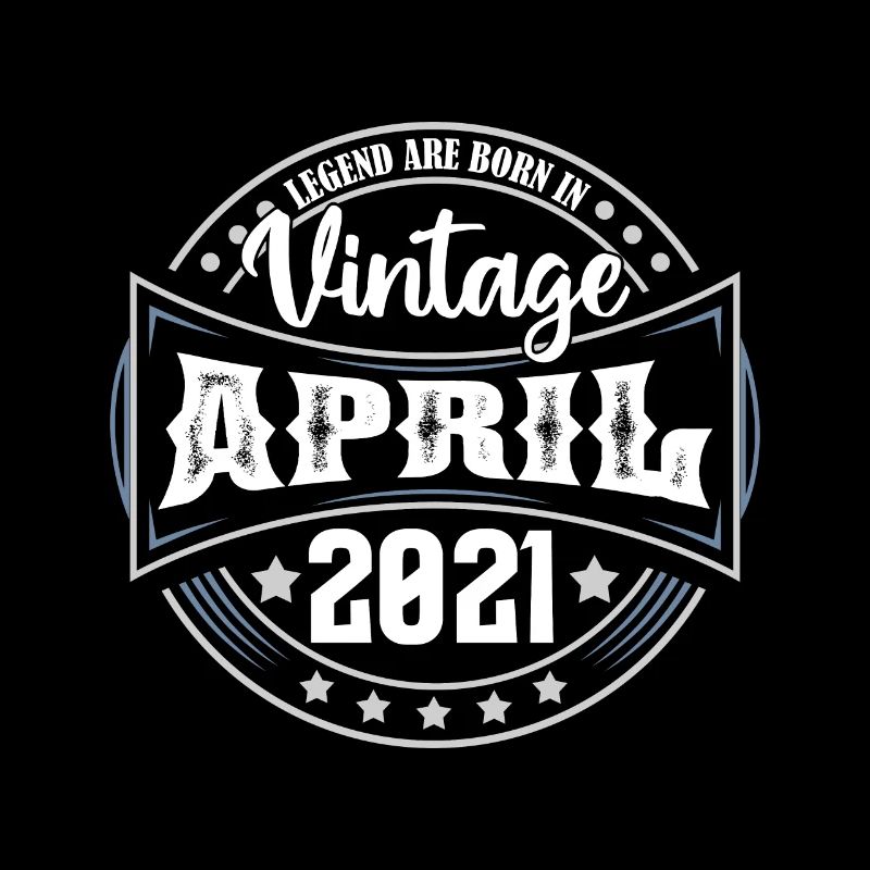 April 2021. Geburtstagsgeschenk April 2021 April