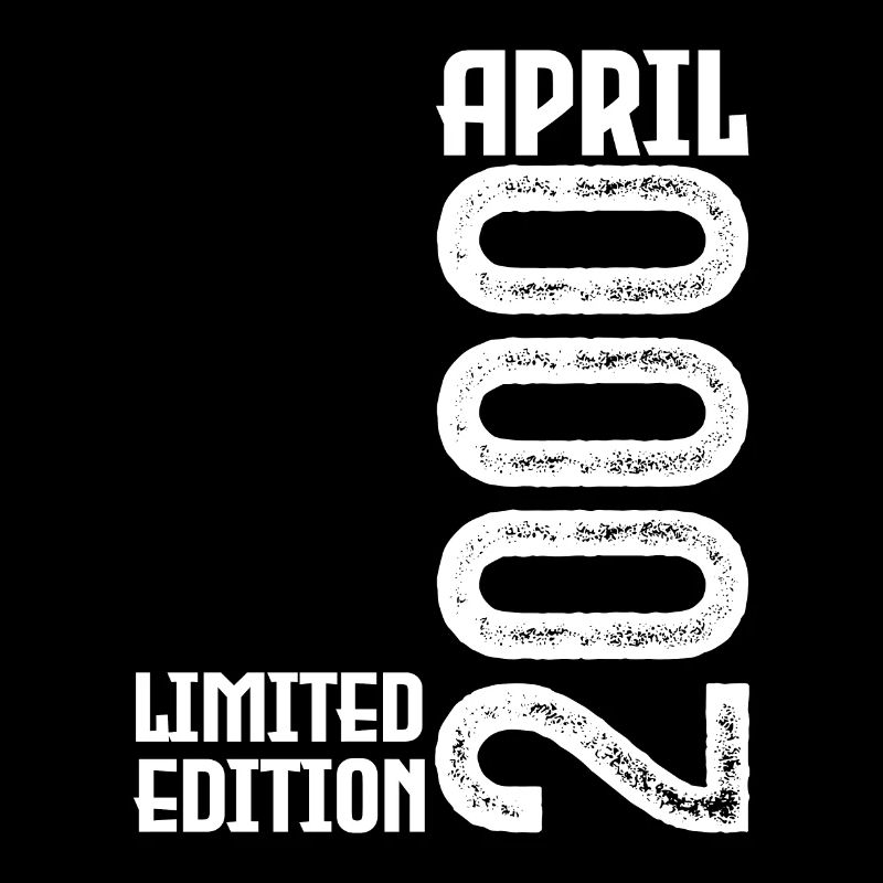 Gift April 2000. Anniversary April 2000. April.