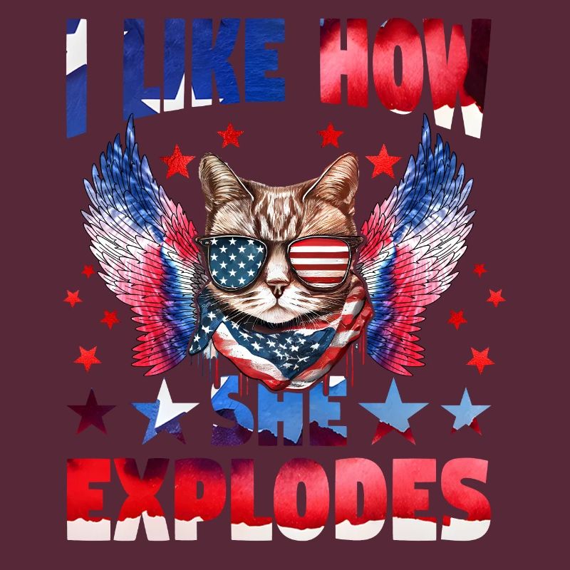 I like how she explodes