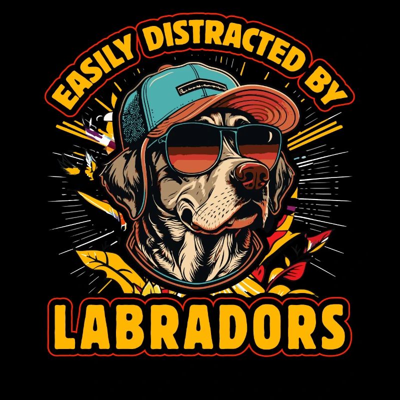 Easily distracted by Labradors