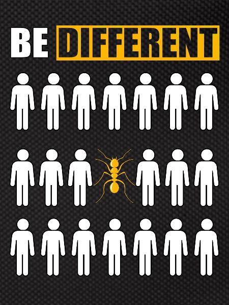Be Different Ant