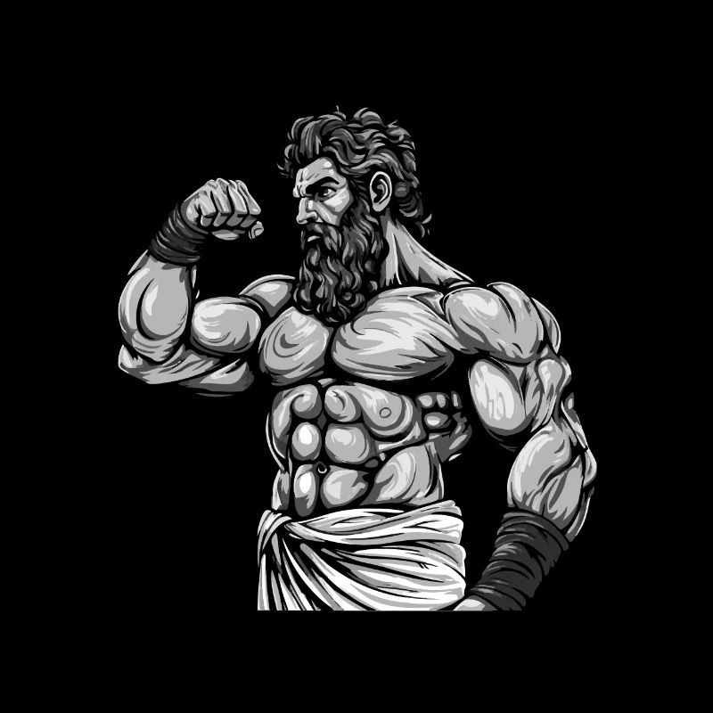 Bodybuilder Muscles Workout Gym