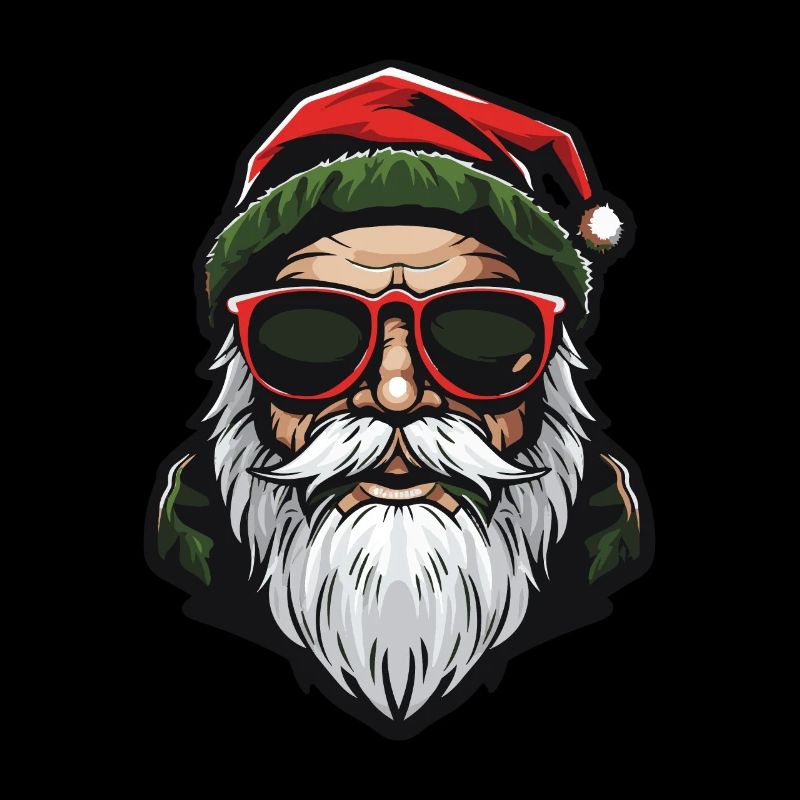 Weihnachtsmann Kopf Santa Porträt