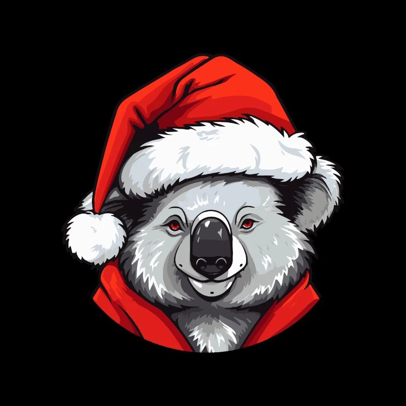 Koala Weihnachten Tier Kopf