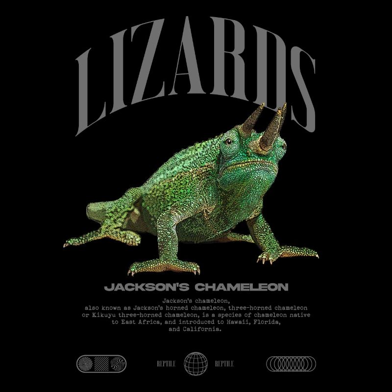 Jackson's Chameleon Streetwear Lizard Keeper