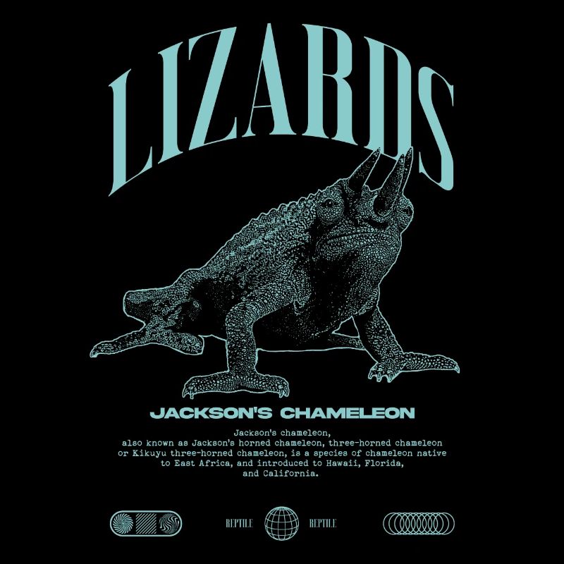 Jackson's Chameleon Streetwear Lizard Keeper
