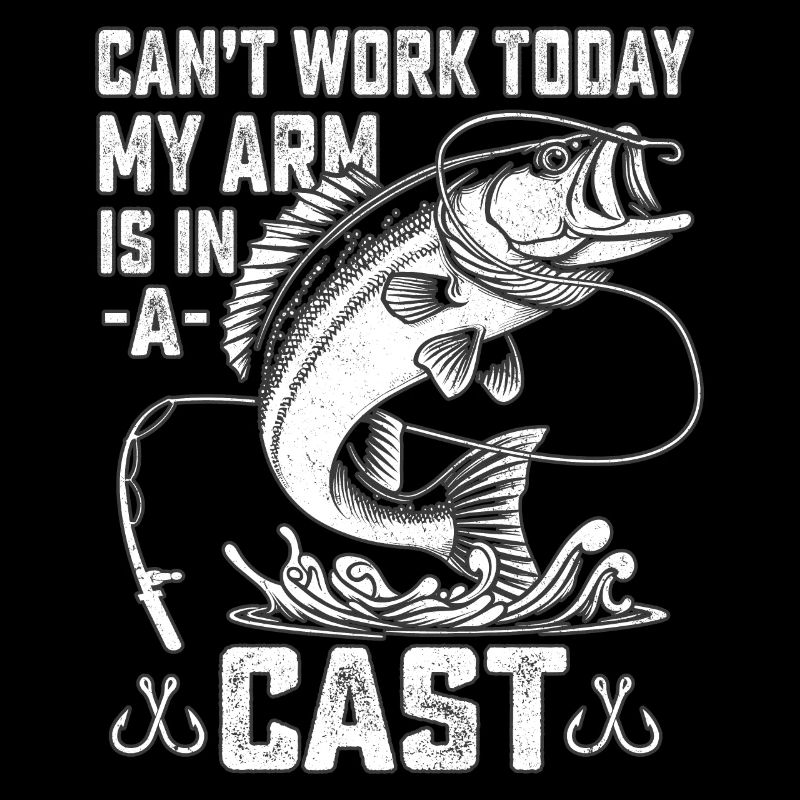 Can't work today my arm is in a cast