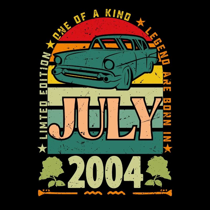 July 2004 birthday gift. July 2004.